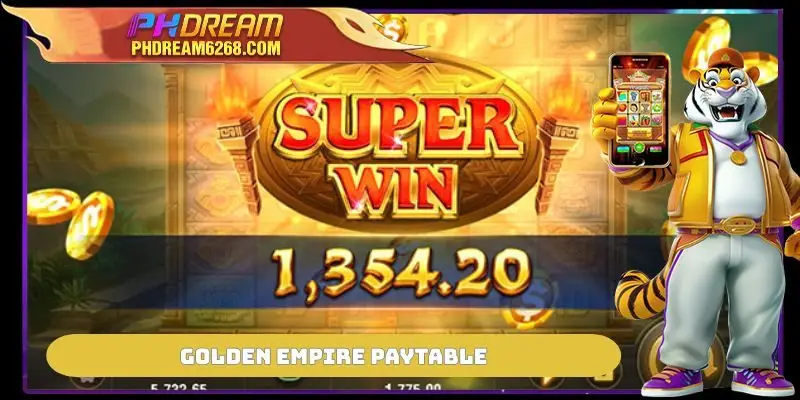 Golden Empire paytable