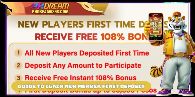 Guide to claim New Member First Deposit