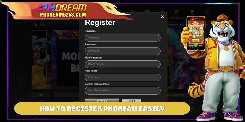 How to Register PHDREAM easily