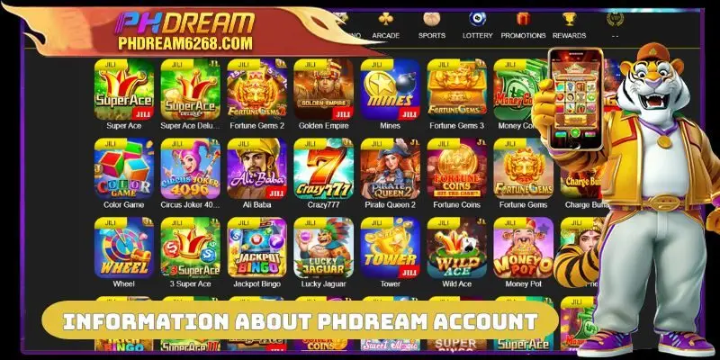 Information about PHDREAM account