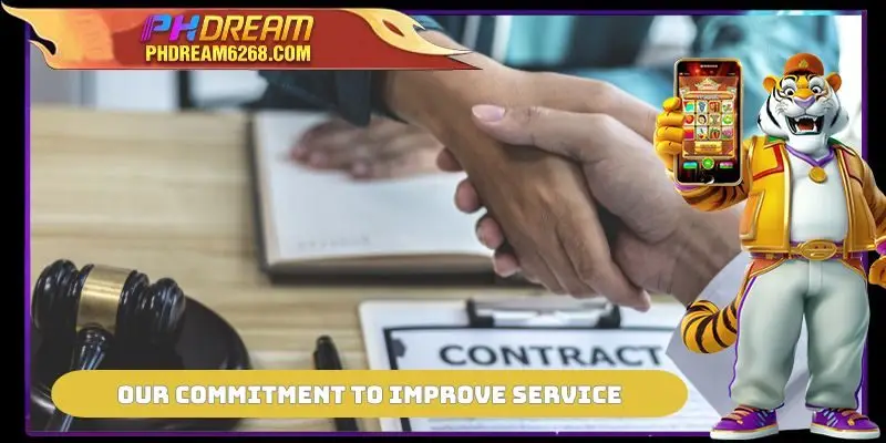Our commitment to improve service