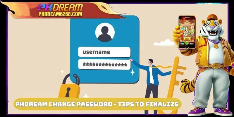 PHDREAM Change Password - how to update credentials
